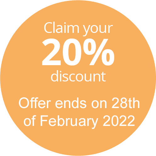 Claim your 20% discount
